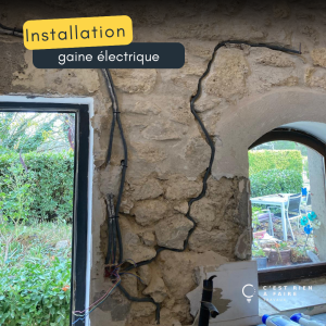 Installation Renovation electrique   C'est rien à faire Servian 00034